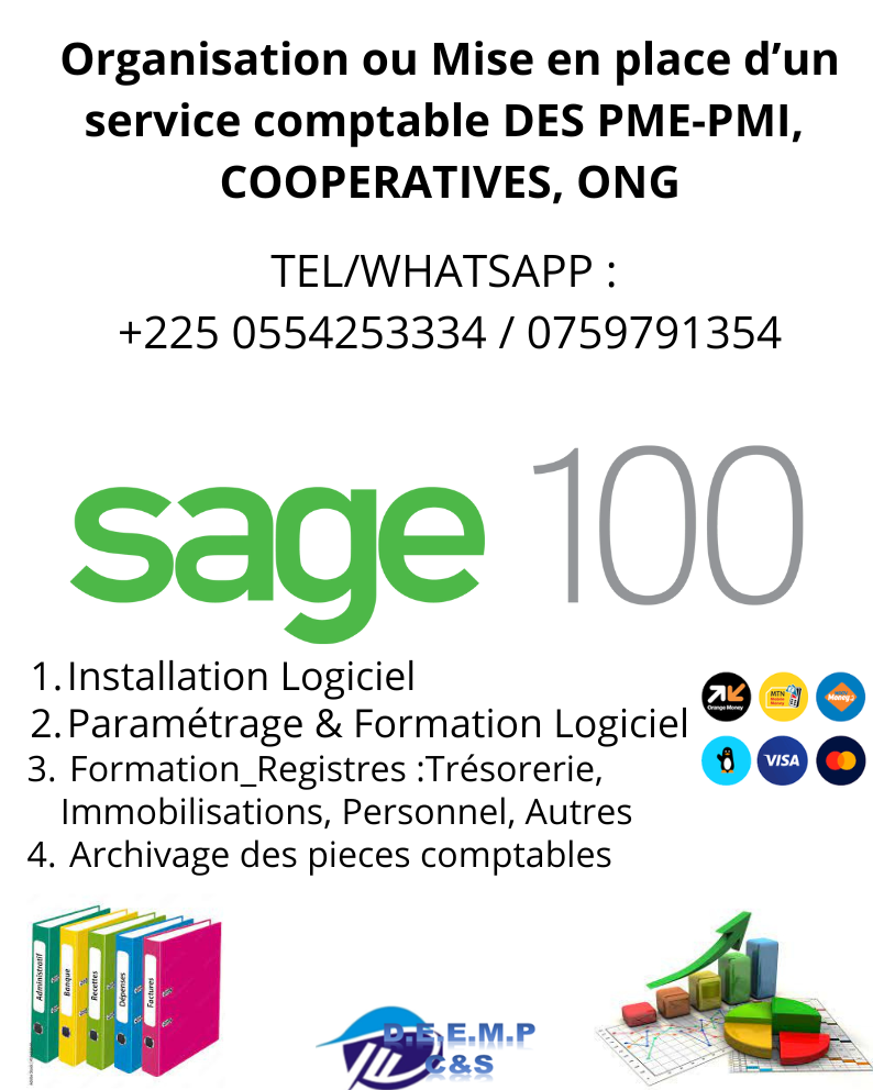 Mise en place et Organisation d'un service comptable